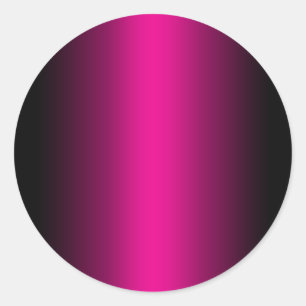 Sticker Rond Fond dégradé noir et rose chaud
