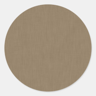 Sticker Rond Fond marron simple et calme à texture 