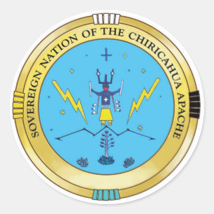 Sticker Rond Fondation nationale Chiricahua Apache