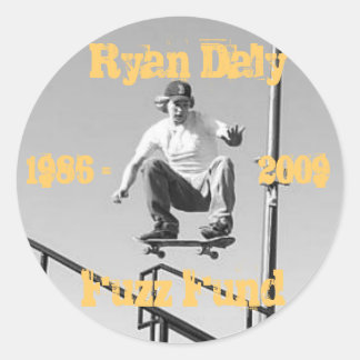 Sticker Rond fonds fuzz