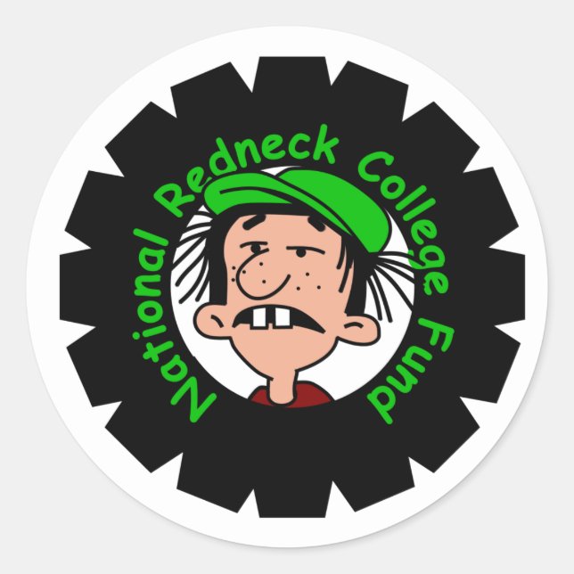 Sticker Rond Fonds national pour le sécou (Devant)