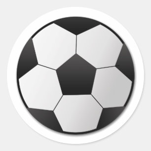 Sticker Rond Football