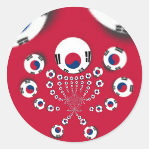 Sticker Rond Football.