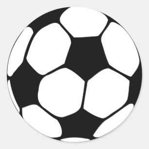 Sticker Rond Football
