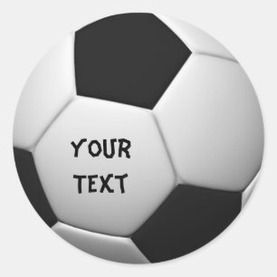 Sticker Rond Football