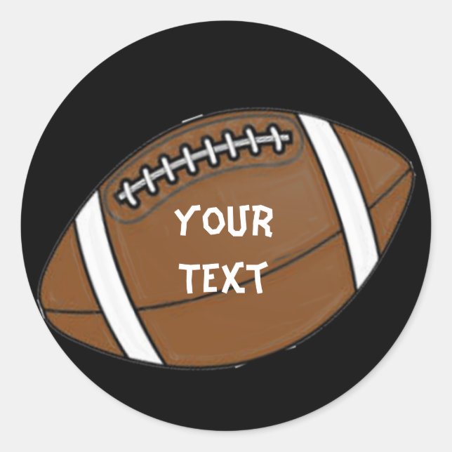 Sticker Rond Football (Devant)