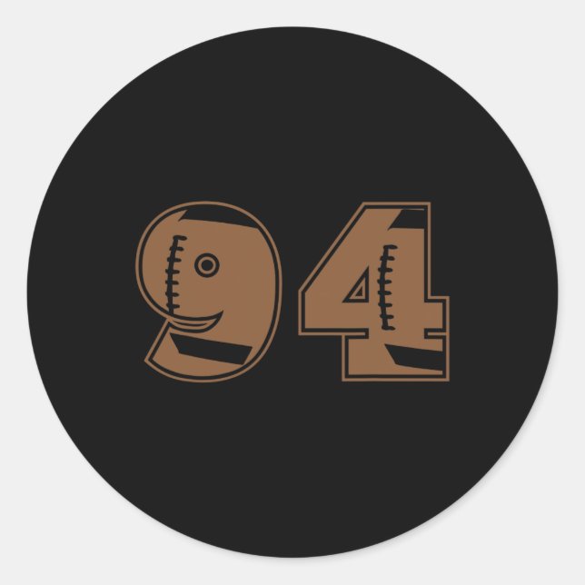 Sticker Rond Football 94 Jersey (Devant)