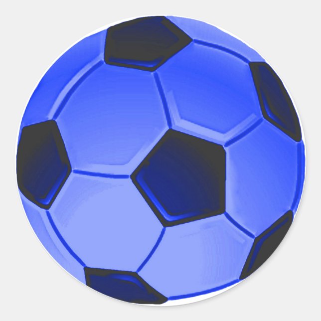 Sticker Rond Football américain de soccer ou d'association (Devant)