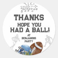 Football Anniversaire Fête Merci Favoriser