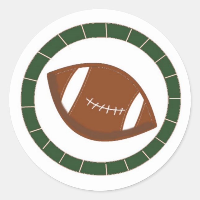 Sticker Rond Football Fun (Devant)