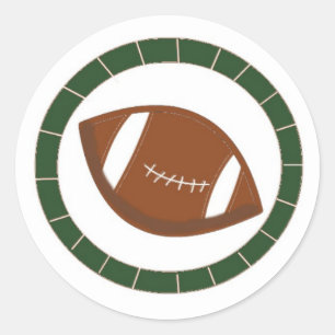 Sticker Rond Football Fun