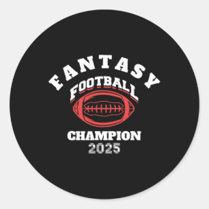 Sticker Rond Football Imaginaire 2025 Champion Imaginaire Footb