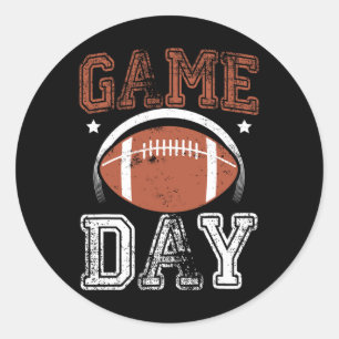 Sticker Rond Football Motivational Style saison Cadeaux garçons