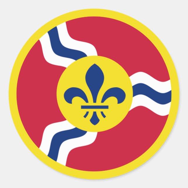 Sticker Rond Force aérienne de Saint-Louis (Devant)