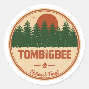 Sticker Rond Forêt nationale de Tombigbee