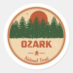 Sticker Rond Forêt nationale d'Ozark