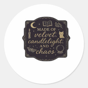 Sticker Rond Forêts, Lunes & Magie Fantastiques Mystiques Whims