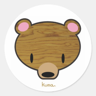 Sticker Rond Forêts profondes Kuma