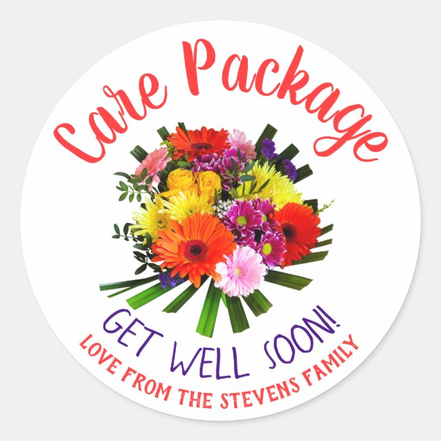 Sticker Rond Forfait Soins Pour Les Malades (Devant)