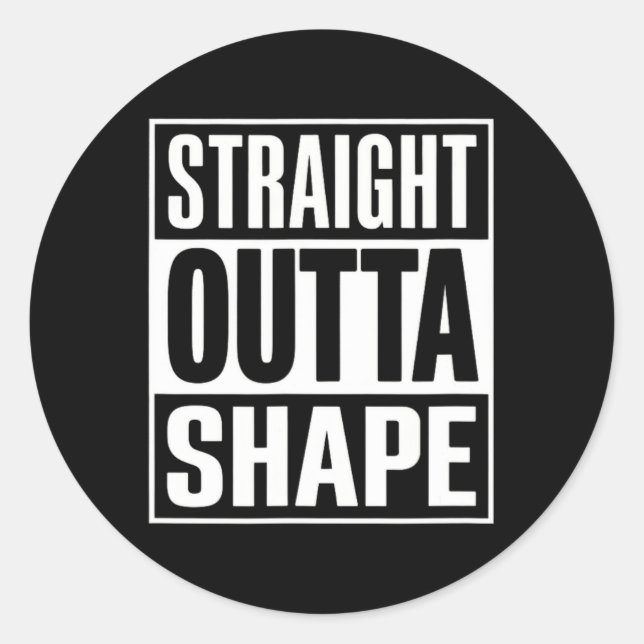 Sticker Rond Forme Extérieure Droite - Gymnase D'Entraînement D (Devant)