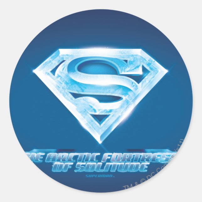 Sticker Rond Forteresse arctique de la solitude (Devant)