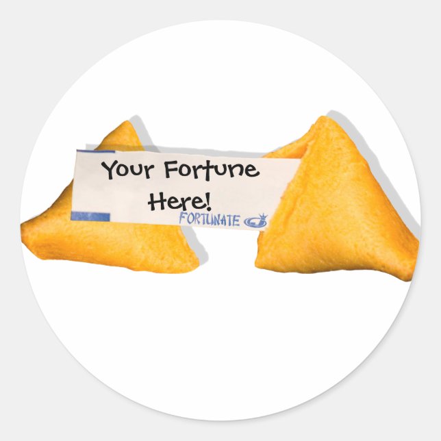 Sticker Rond FortunAte Life (Devant)