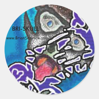 Sticker Rond fou