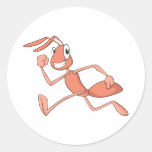 Sticker Rond Fourmi courante