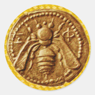 STICKER ROND FOURNITURES DE MAINTIEN DE L'OEUVRE HONEY BEE / BE