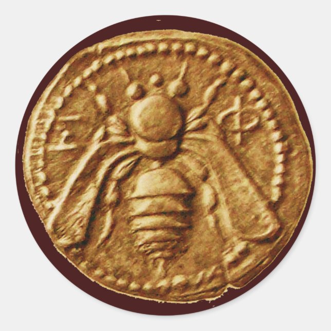 STICKER ROND FOURNITURES DE MAINTIEN DE L'OEUVRE HONEY BEE / BE (Devant)