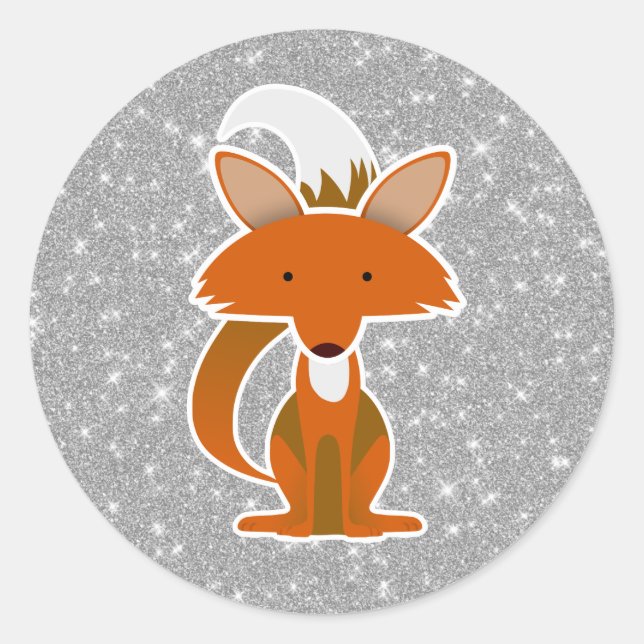 Sticker Rond Fox (Devant)