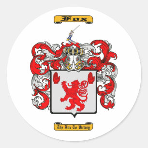 Sticker Rond Fox (irlandais)