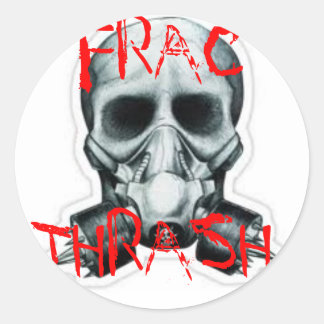 STICKER ROND FRAC THRASH