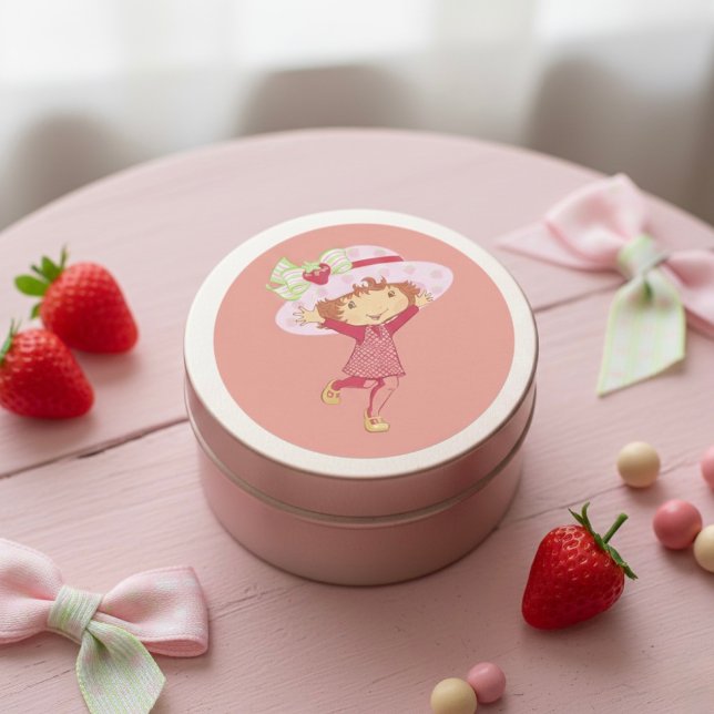 Sticker Rond Fraise (Créateur téléchargé)
