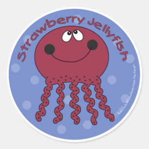 Sticker Rond Framboise