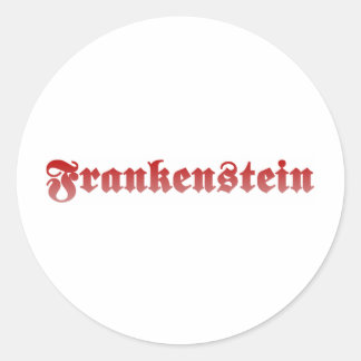 Sticker Rond Frankenstein