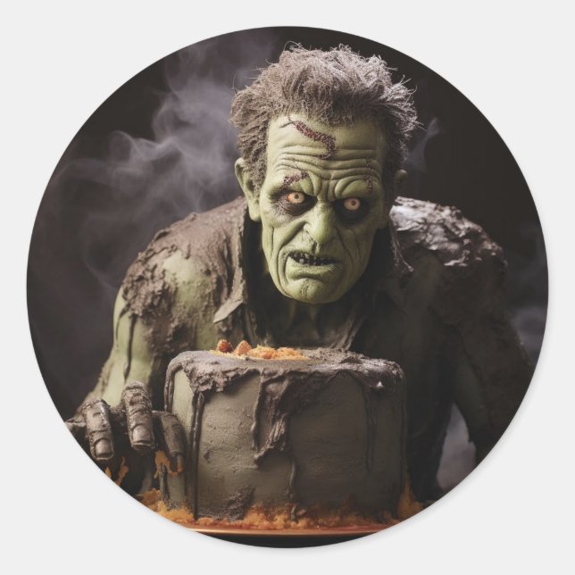 Sticker Rond Frankenstein (Devant)