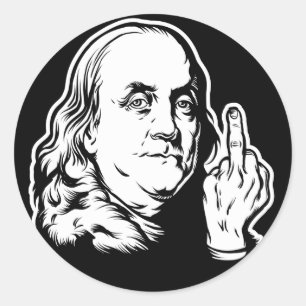 Sticker Rond Franklin