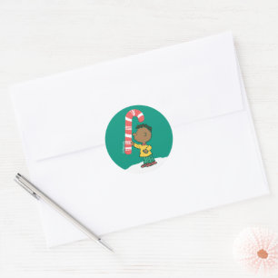 Sticker Rond Franklin Pepperment Candy