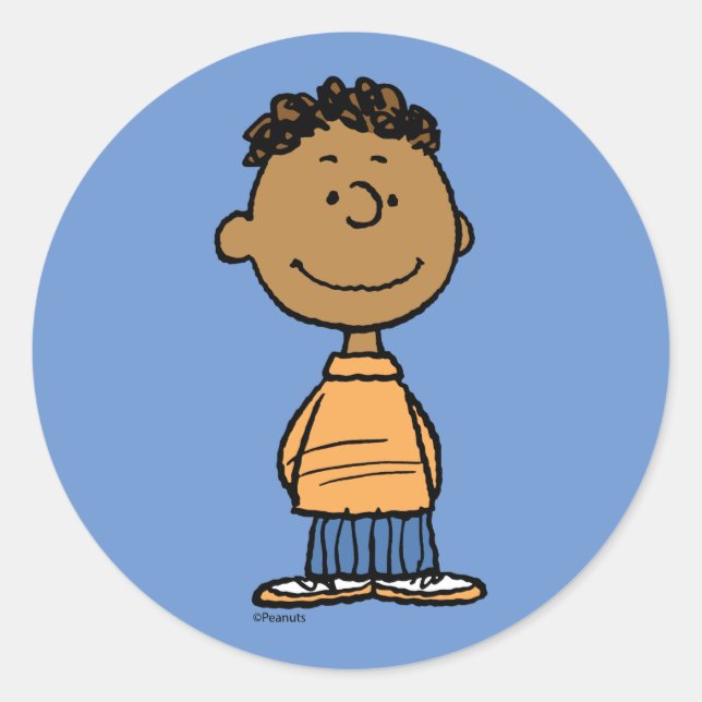 Sticker Rond Franklin Smiling (Devant)