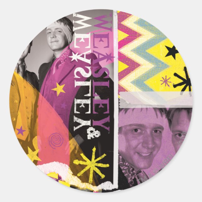 Sticker Rond Fred et George Weasley (Devant)