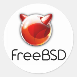 Sticker Rond FreeBsd bientôt