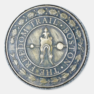 Sticker rond Freedom Trail