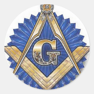 Sticker Rond Freemason