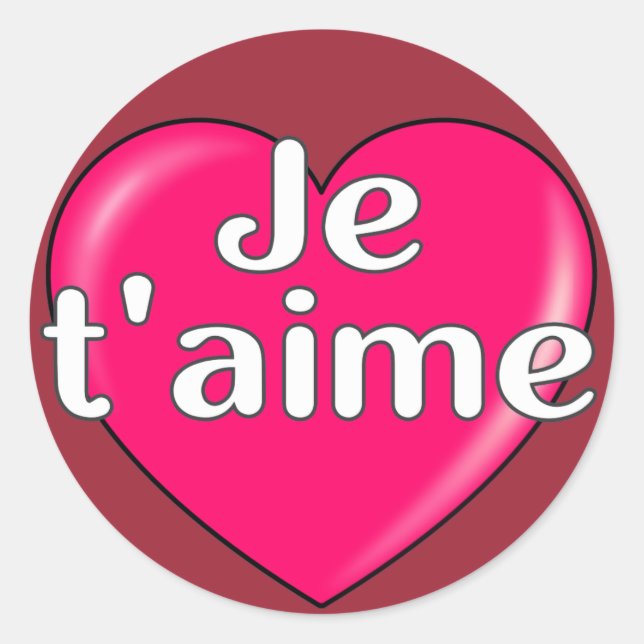 Sticker Rond French (Devant)