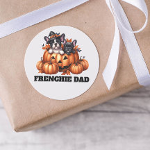 French Bulldog Dad Halloween Pumpkins