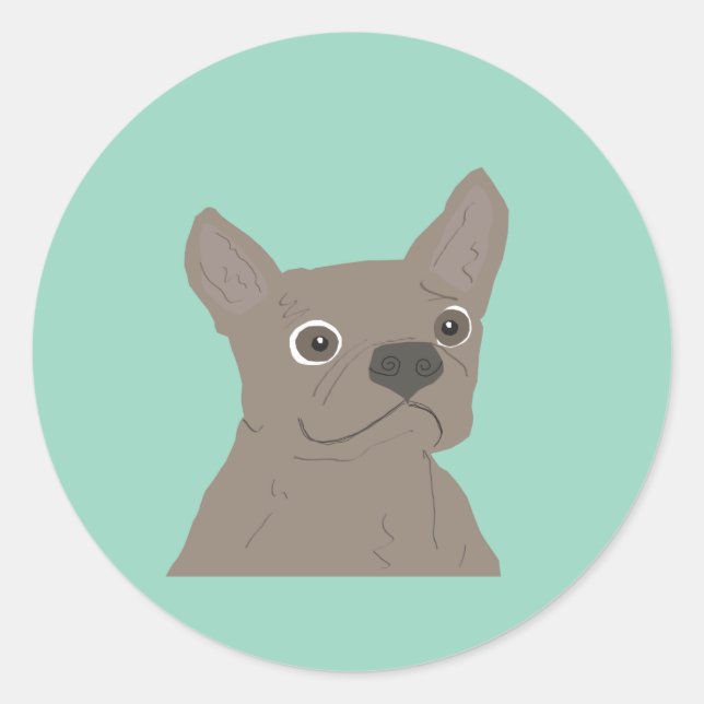 Sticker Rond French Kisses (Devant)