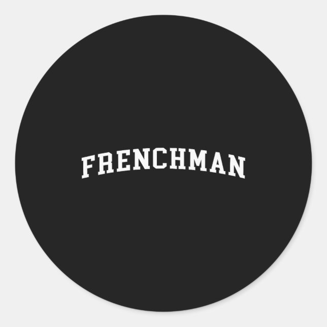 Sticker Rond Frenchman  (Devant)