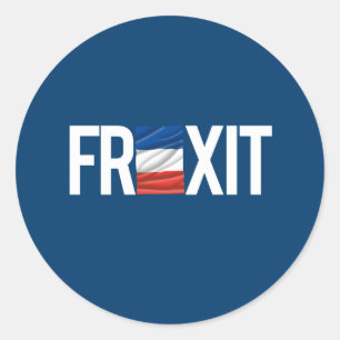 STICKER ROND FREXIT — -