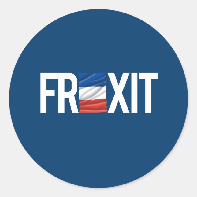 STICKER ROND FREXIT — - (Devant)